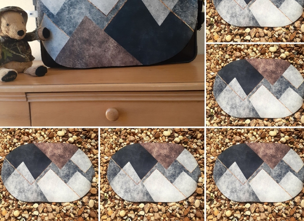 Marble Look Floor Mats | Bundle/6